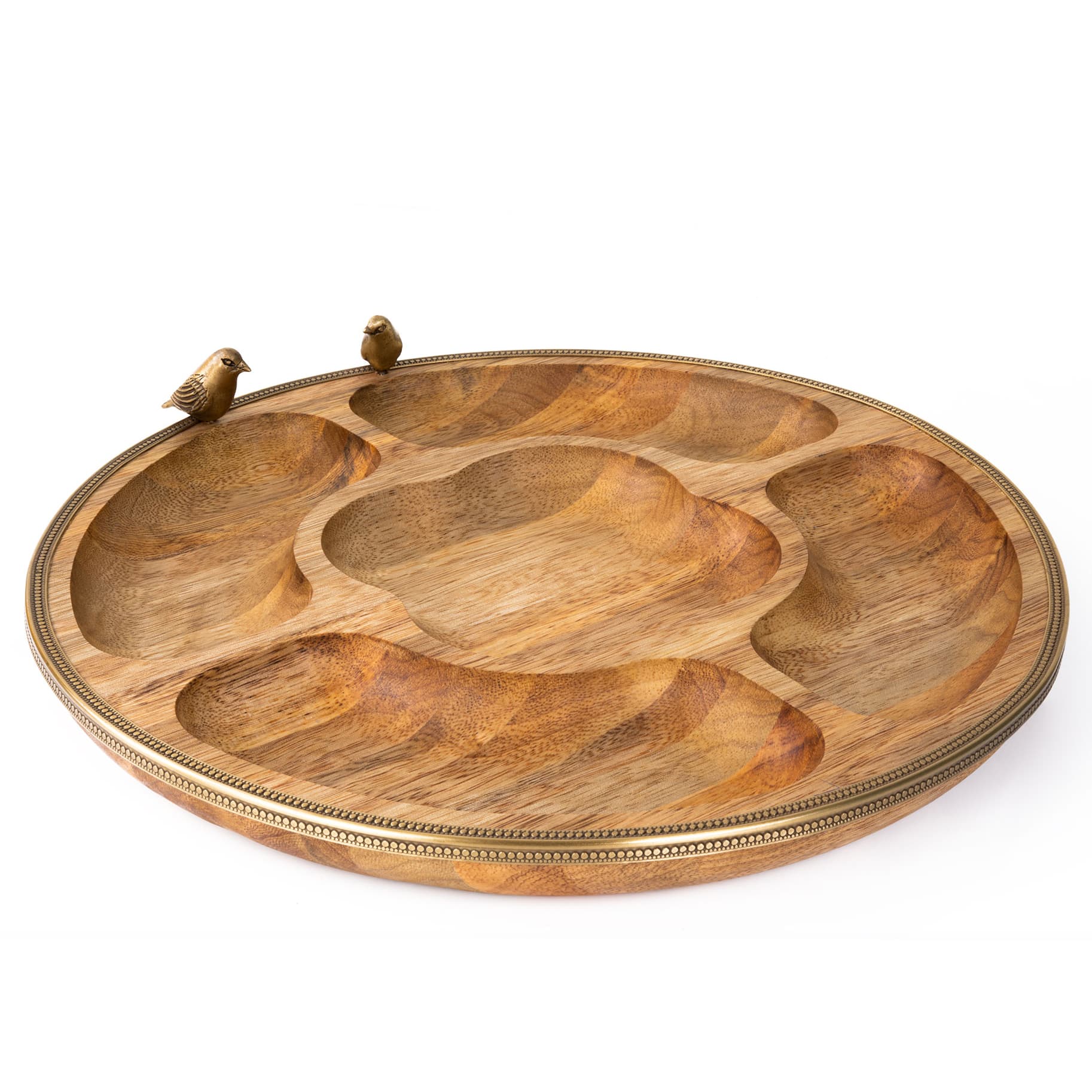 اردوخوری 7 خانه گرد گلدکیش طرح گلدن برد Goldkish bird GK829486