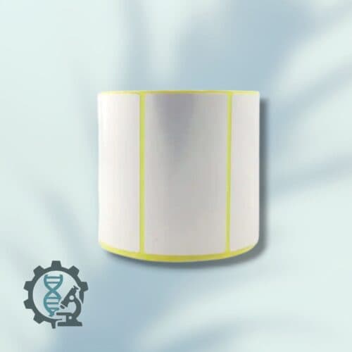 لیبل صدفی (PVC) سایز 50×80 میلیمتر تک ردیف 3000 عددی — تصویر ۵