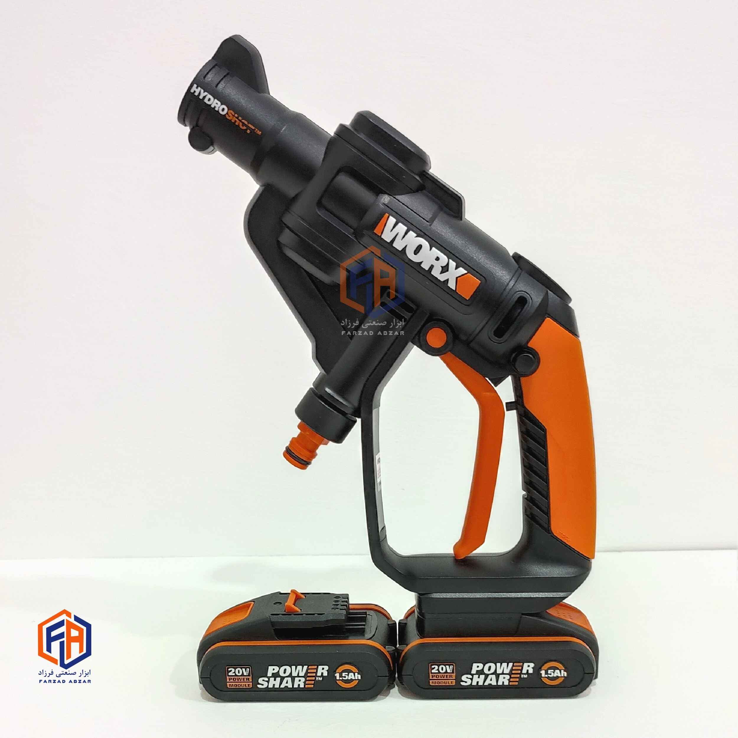 کارواش شارژی ورکس مدل worx wg629e.9