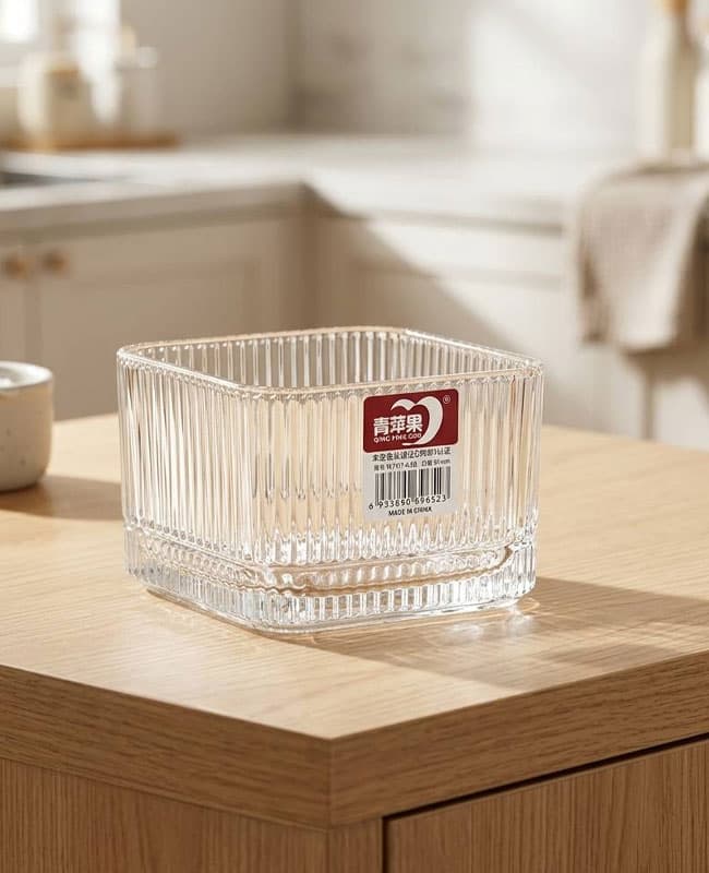 پیاله مربع خطی دلی گلس Deli Glass — تصویر ۴