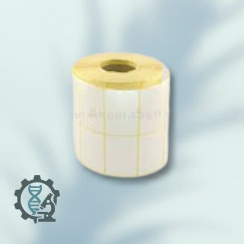 لیبل صدفی (PVC) سایز 34×51 میلیمتر دو ردیف 9000 عددی — تصویر ۲