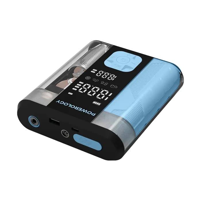 جامپ استارتر و پمپ باد 12,000mAh پاورولوژی مدل PPBCHA96 — تصویر ۲