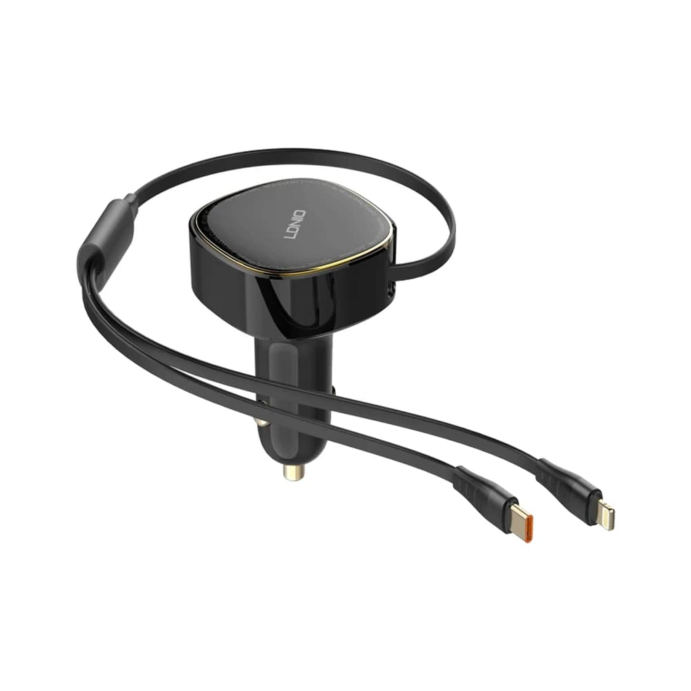 شارژر فندکی الدینیو مدل C107 توان 30 واتی