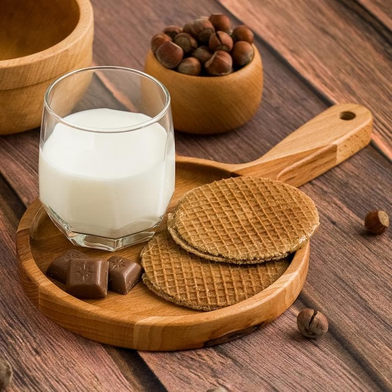بشقاب سرو گرد دسته دار چوب راش برند نیم وود nimwood — تصویر ۲