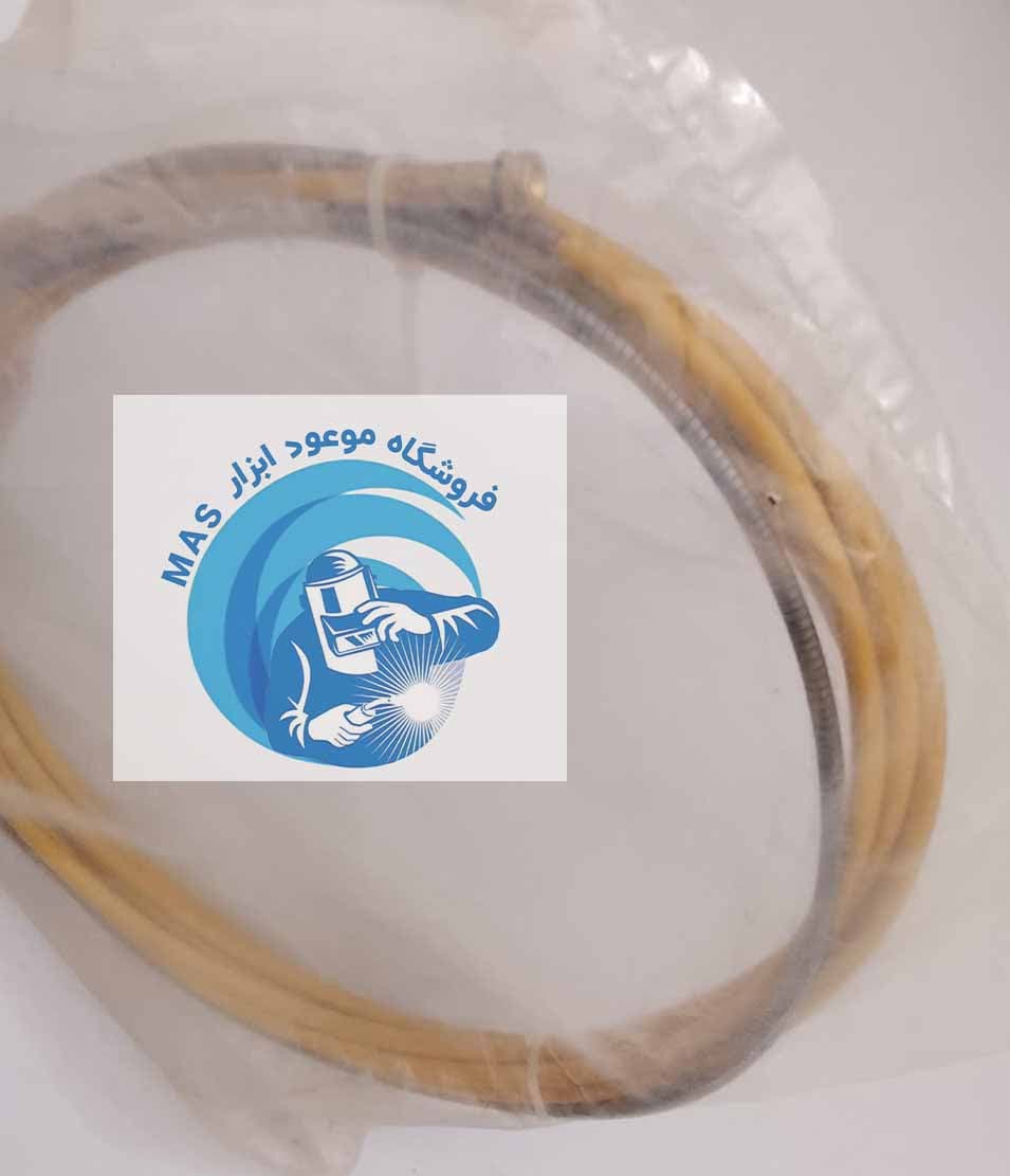 فنر تورچ co2 زرد رنگ 4 متری آب خنک (wire liner) — تصویر ۲