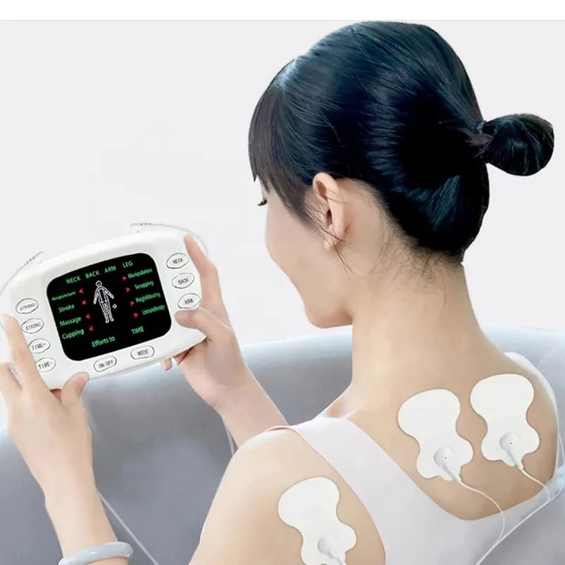 دستگاه فيزيوتراپى خانگی و دمپایی ماساژ مدل ATK-080 — تصویر ۲