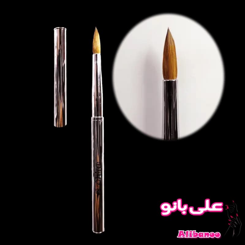 قلم اشکی کاشت ناخن دیمو شماره ۸ موی طبیعی