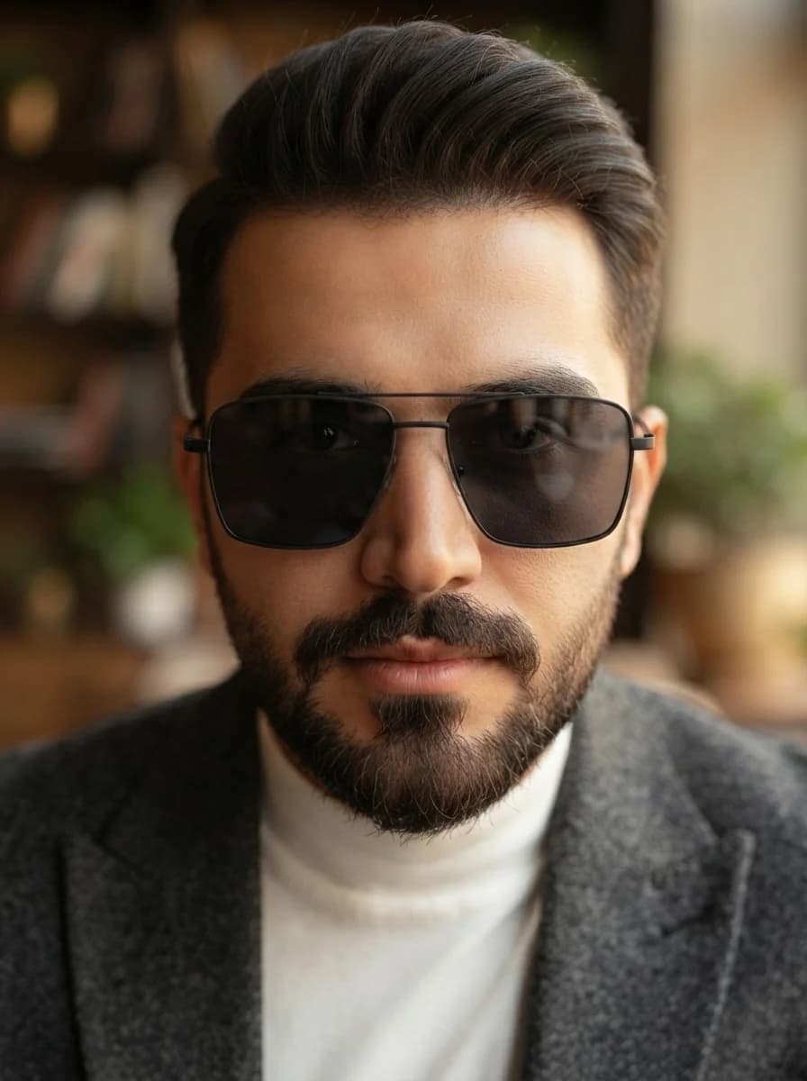 عینک آفتابی مردانه برند Police فریم فلزی یووی 400 اورجینال — تصویر ۶