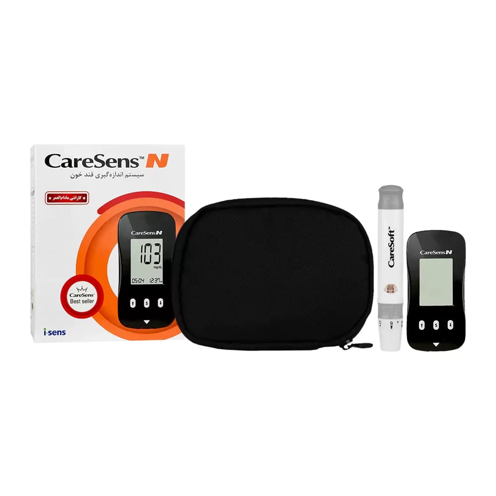 دستگاه تست قند خون کرسنس ان CareSense N همراه با نوار 50 تایی