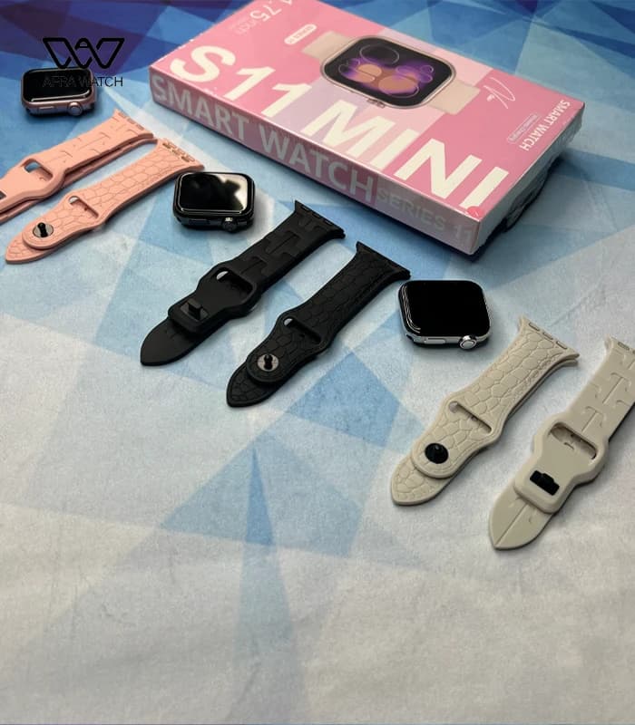 ساعت هوشمند سری 11 مدل S11 Mini چند بند دخترانه — تصویر ۳