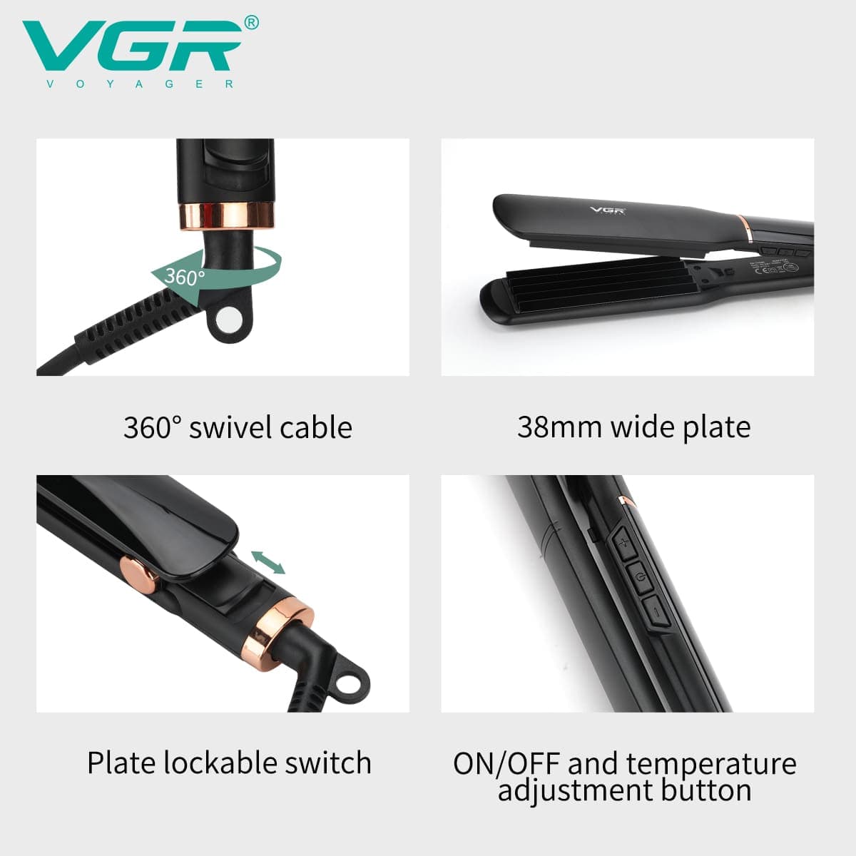حالت دهنده مو وی جی آر مدل VGR-519c — تصویر ۲