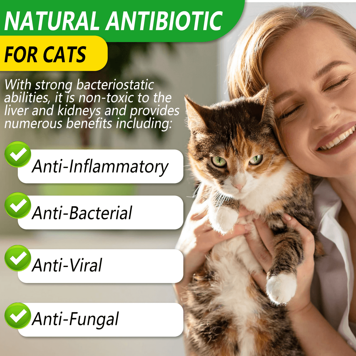 قطره آنتی بیوتیک طبیعی گربه اویمال _ Oimmal cat natural antibiotic — تصویر ۳