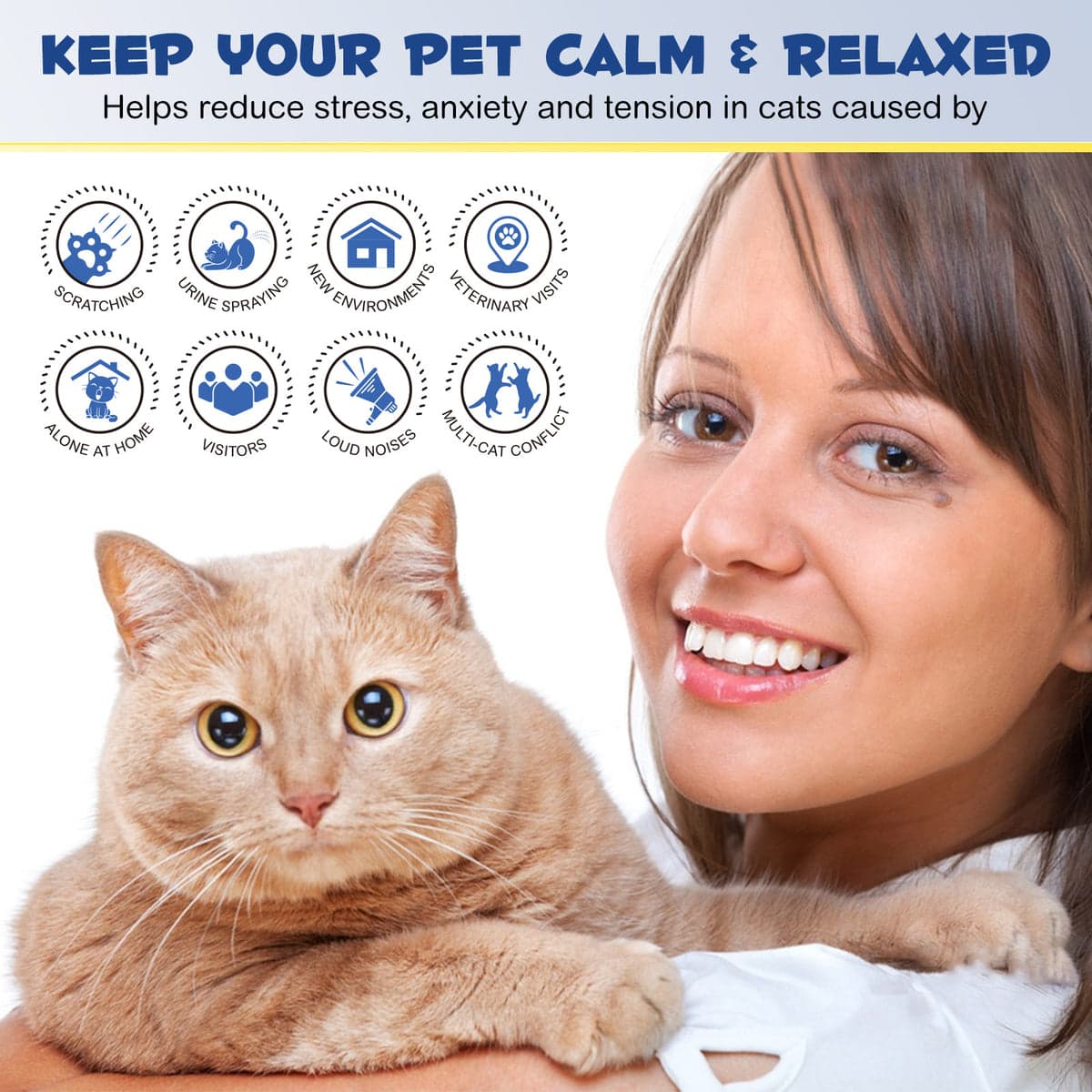 کیت و محلول پخش کننده فرومون آرام بخش گربه اویمال _ Oimmal calming cat kit — تصویر ۵