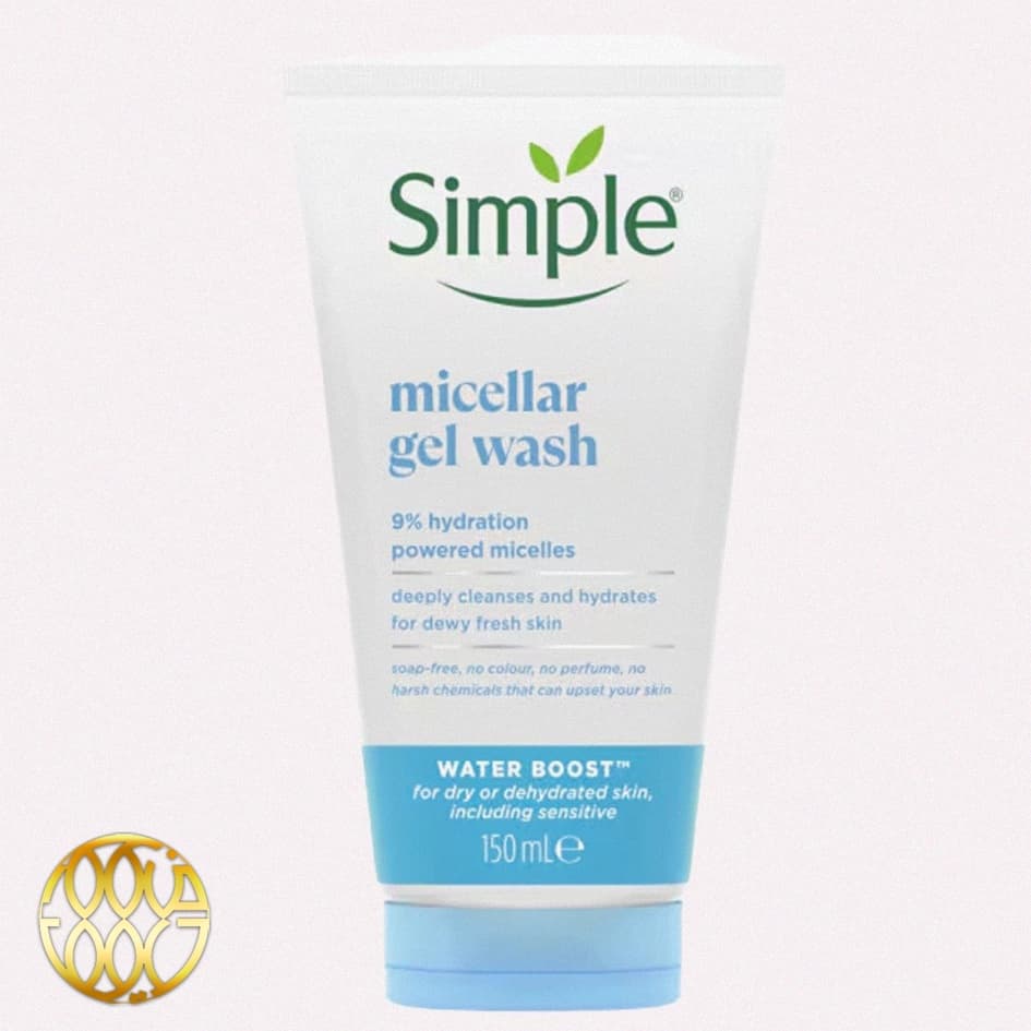 ژل شوینده میسلار سیمپل مدل Micellar Gel Wash ۱۵۰ میل | پاککننده ملایم صورت با ویتامین