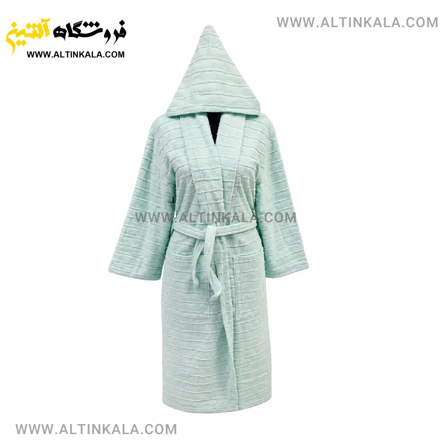 حوله پالتویی ماندگار طرح لارا بنتونی روشن سایز L