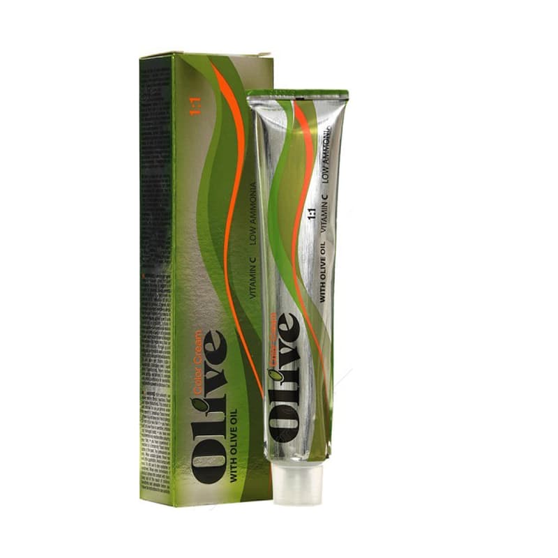 رنگ مو اُلیو Olive شماره 4 قهوه ایی حجم 100 میل — تصویر ۲