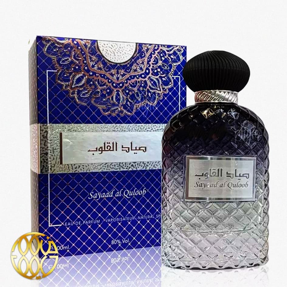 ادوپرفیوم مردانه صیاد القلوب ارض الزعفران ۱۰۰ میل | رایحه معطر چوبی خنک و شیرین