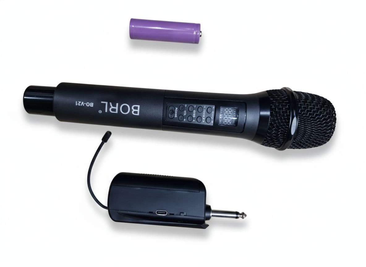 میکروفون بیسیم BORL BO-V21 — تصویر ۳