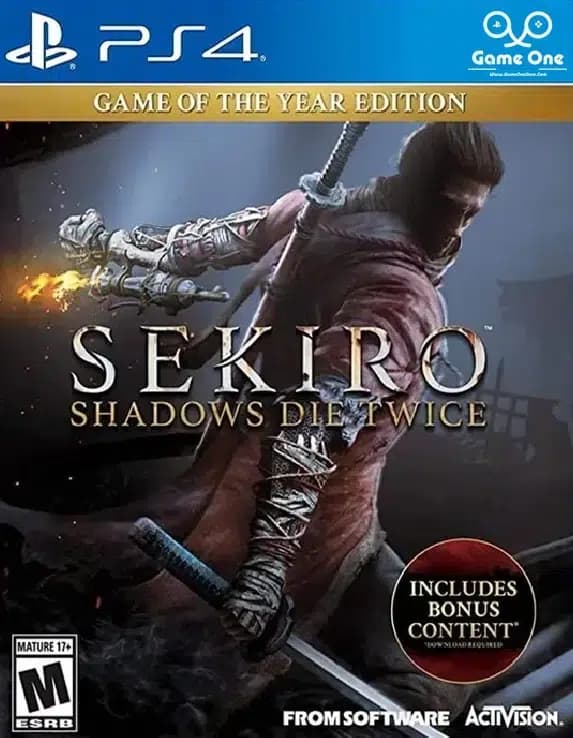 بازی Sekiro: Shadows Die Twice Game of The Year Edition در حد نو PS4 – (بیمه ارسال کالا. بسته بندی ضد ضربه) — تصویر ۶