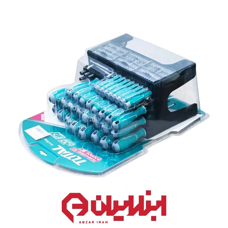 مجموعه پیچگوشتی و بیت ۱۰۰ عددی توتال مدل THT2506100 — تصویر ۲