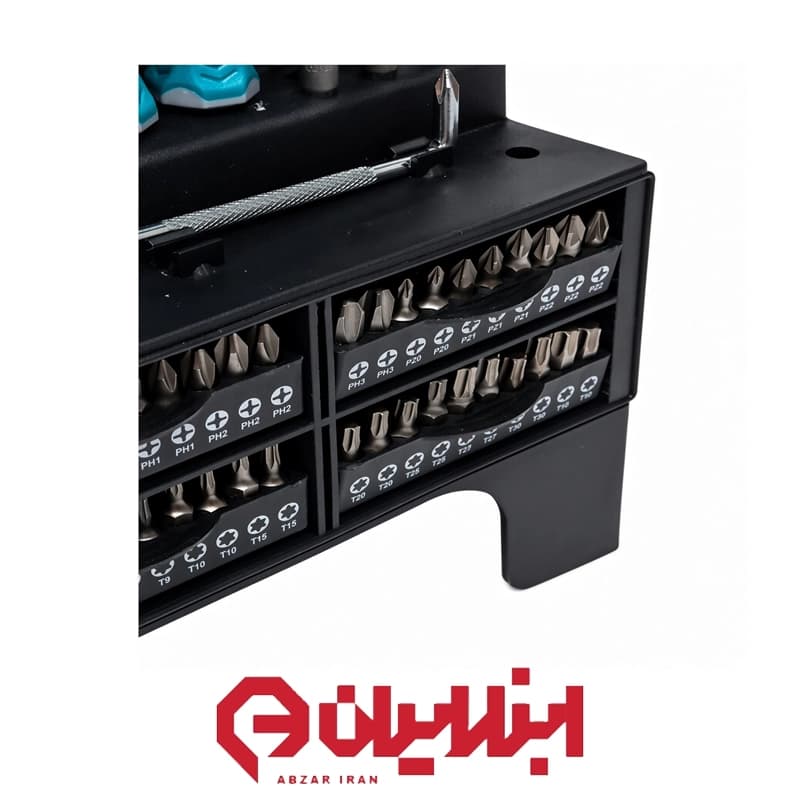 مجموعه پیچگوشتی و بیت ۱۰۰ عددی توتال مدل THT2506100 — تصویر ۴