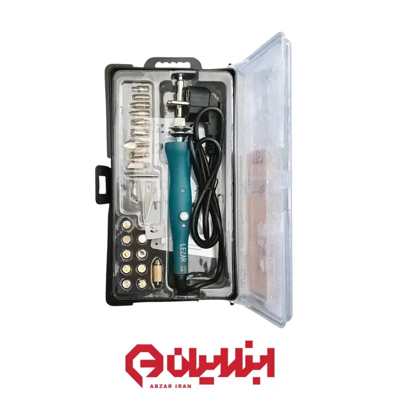 هویه سوخته نگاری 60 وات حرفه ای لزار LEZAR مدل FR-1201 — تصویر ۲