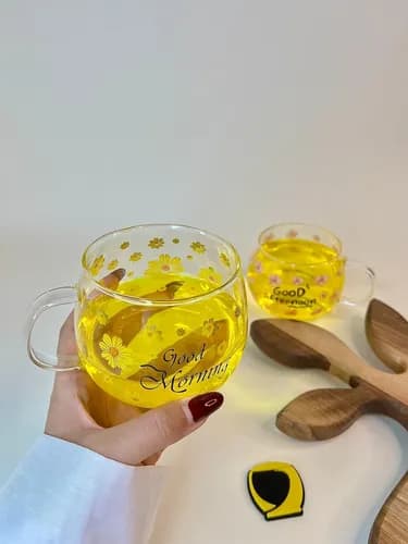 لیوان پیرکس گلدار — تصویر ۸