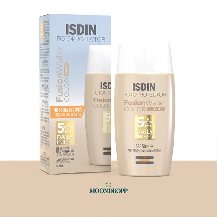 ضد آفتاب ایزدین رنگی لایت – Fotoprotector ISDIN Fusion Water Color Light SPF 50