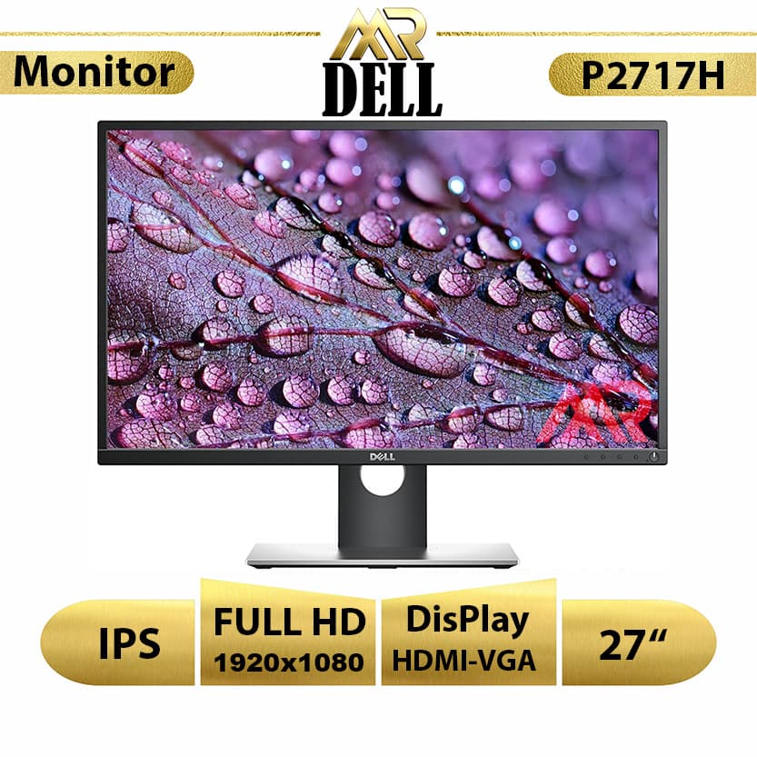 مانیتور استوک دل 27 اینچ ips مدل Dell P2717H — تصویر ۴