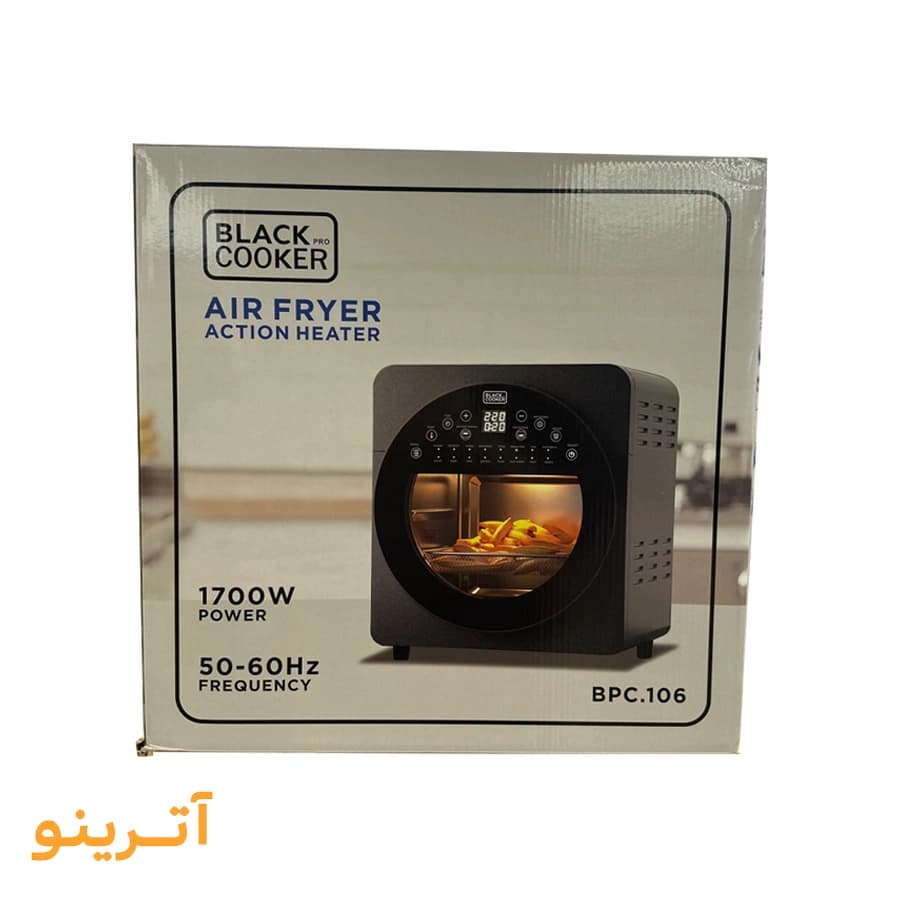 سرخ کن بدون روغن 14 لیتری بلک کوکر مدل BC-106AF — تصویر ۵