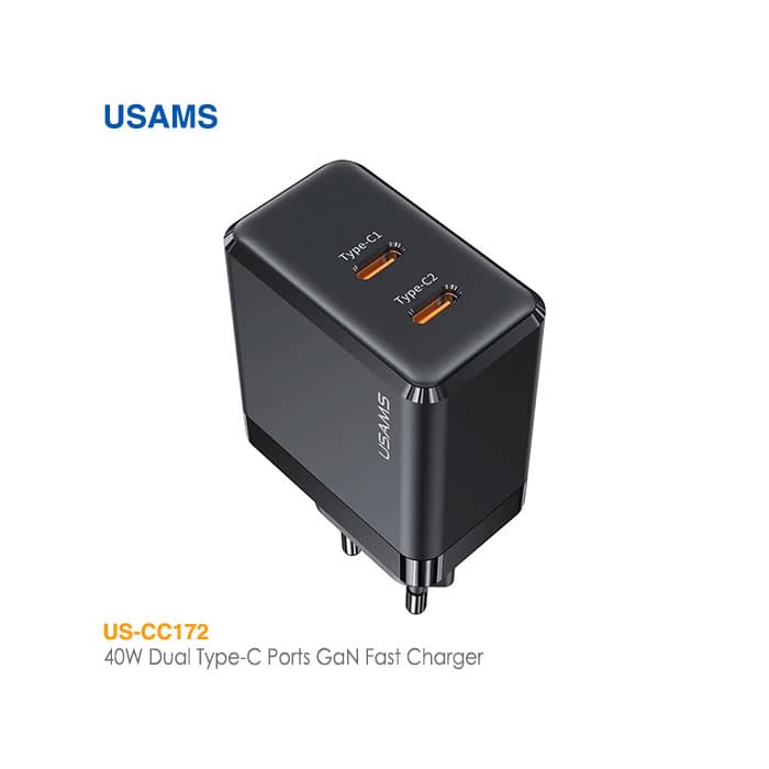 شارژر 40 وات 2 پورت یوسمز US-CC172 — تصویر ۷