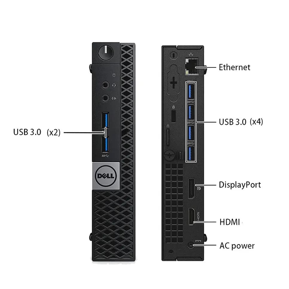 مینی کیس استوک دل Optiplex 7040 پردازنده core i5 6500 — تصویر ۴