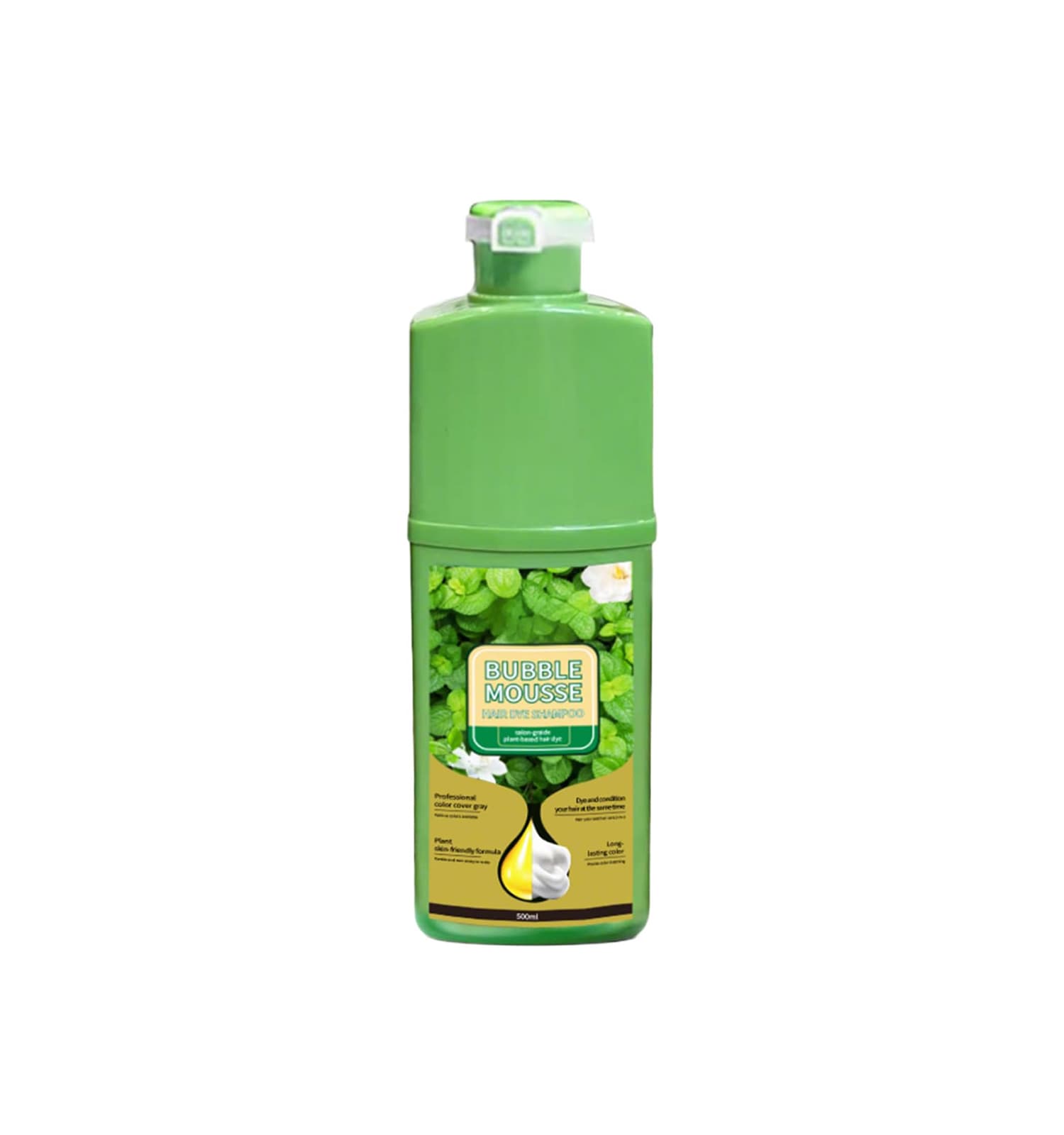 شامپو رنگ مو مشکی Bubble Mousse — تصویر ۳
