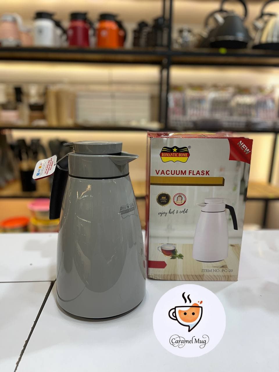 فلاسک شیشه قرمز یونیک دو لیتری مدل pc20 — تصویر ۲