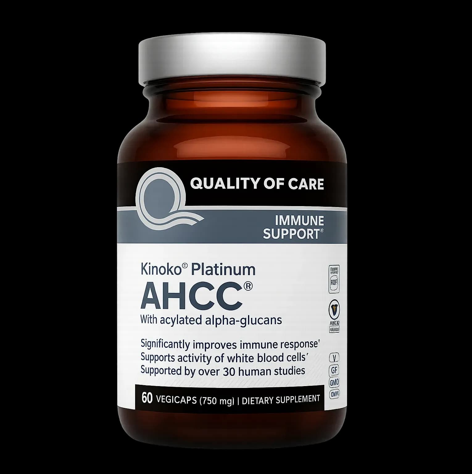 مکمل تقویت سیستم ایمنی AHCC پلاتینیوم – یونیکر امریکا – ۶٠ عددی