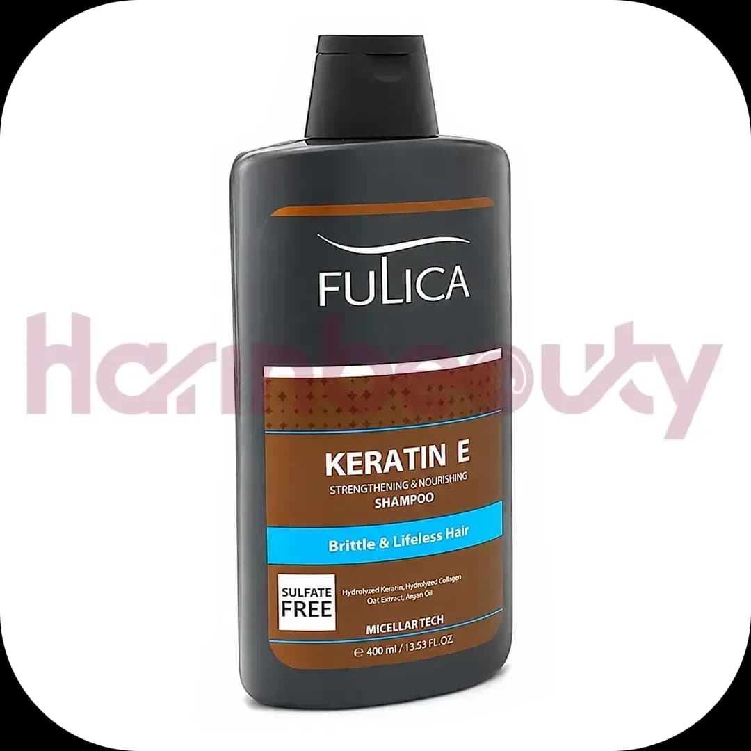 شامپو تقویت کننده مو فولیکا مدل Keratin E فاقد سولفات حجم 400 میلی لیتر — تصویر ۸