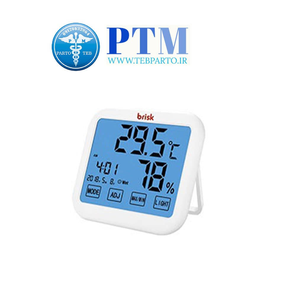 رطوبت سنج و دماسنج دیجیتال بریسکHT-44