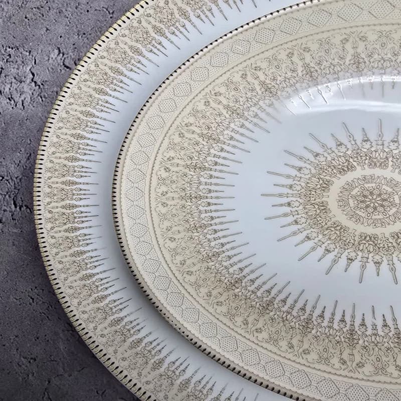 سرویس غذاخوری آرکوپال 26 پارچه طرح سان طلایی — تصویر ۲