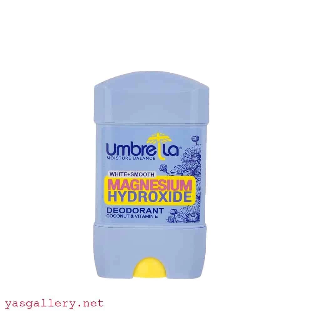 استیک کرمی ضد تعریق آمبرلا زنانه آبی Umbrella Deodorant White + smooth 75 ml
