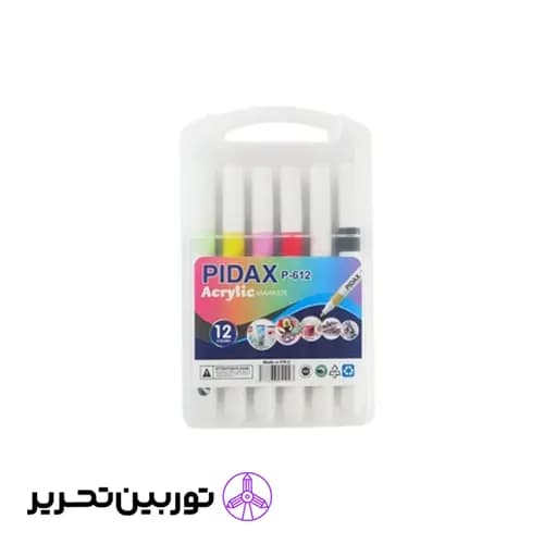 ماژیک 12رنگ اکرلیک پیداکس