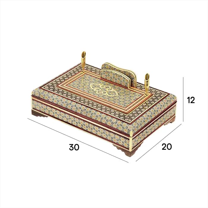 جعبه جاقلمی 30*20 خاتم 0011 — تصویر ۳