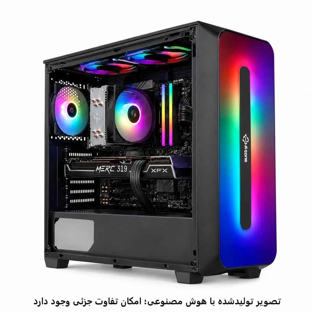 کیس اسمبل شده گیمینگ 7500F-A620MK-32GB DDR5-SSD 1TB-RX 6900 XTکد 1-GS023