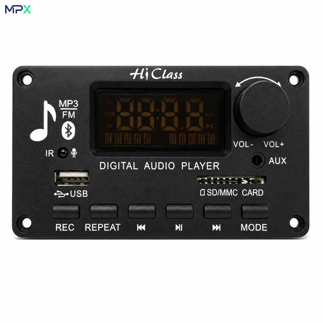 برد بلوتوث Hiclass G022 | ماژول پخش و آمپلیفایر 12V 2×40W