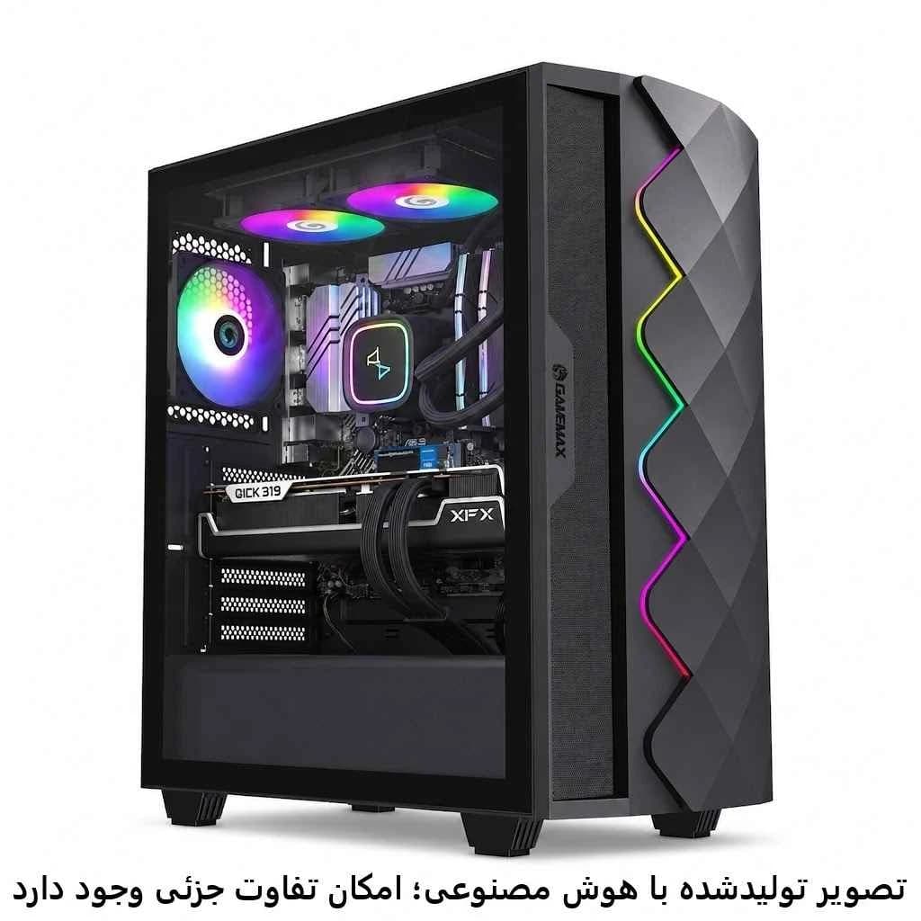 کیس اسمبل شده گیمینگ 7500F-A620MK-16GB DDR5-SSD 1TB-RX 6800کد-GS024
