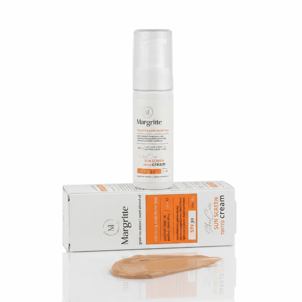 کرم ضدآفتاب رنگی مارگریت SPF50 بژ روشن – پوشش طبیعی و محافظت روزانه