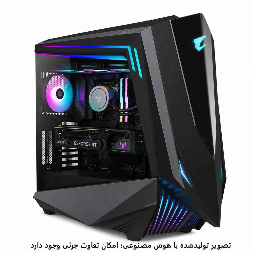 کیس گیمینگ 9800X3D- X870 wifi- 32GB DDR5- SSD 2TB- 5080 16GB کد G018-3 — تصویر ۵