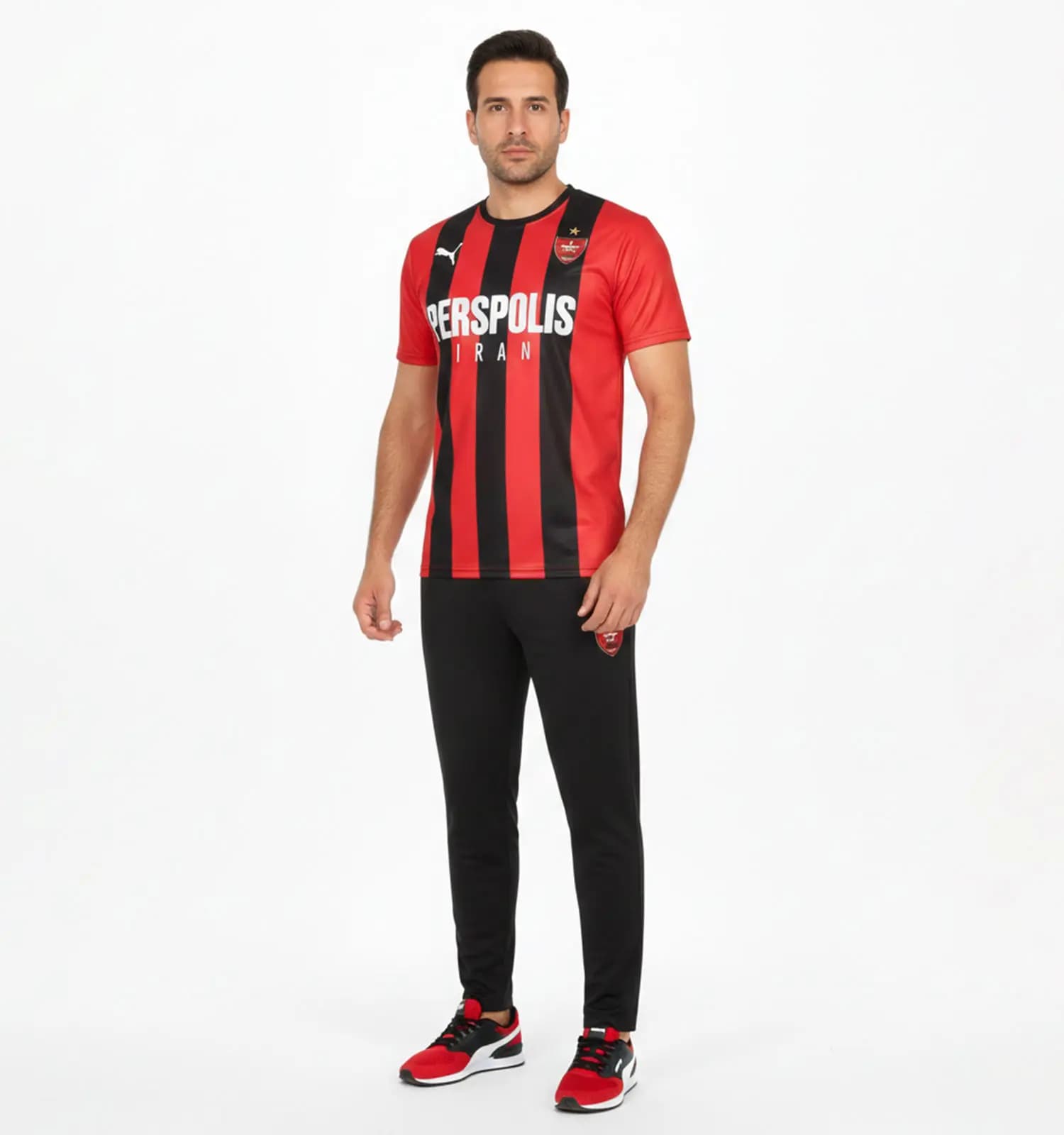 ست مردانه تیشرت و شلوار Puma پرسپولیس — تصویر ۳