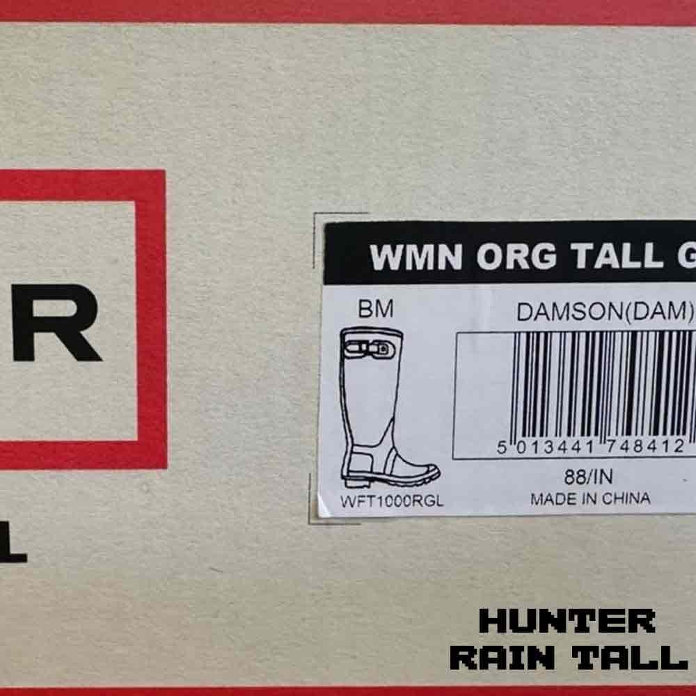 بوت هانتر زنانه ساق بلند قرمز براق Hunter Original Rain Women’s Boots Red Shiny — تصویر ۷