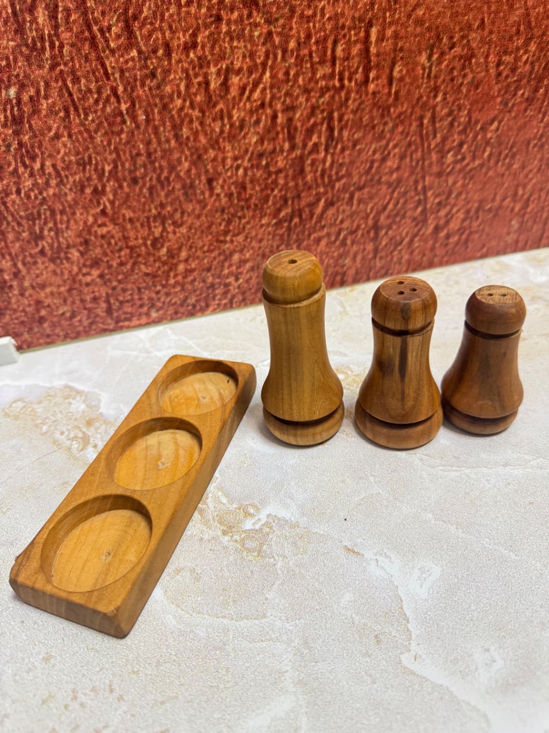 نمکپاش چوبی 3 عددی — تصویر ۳
