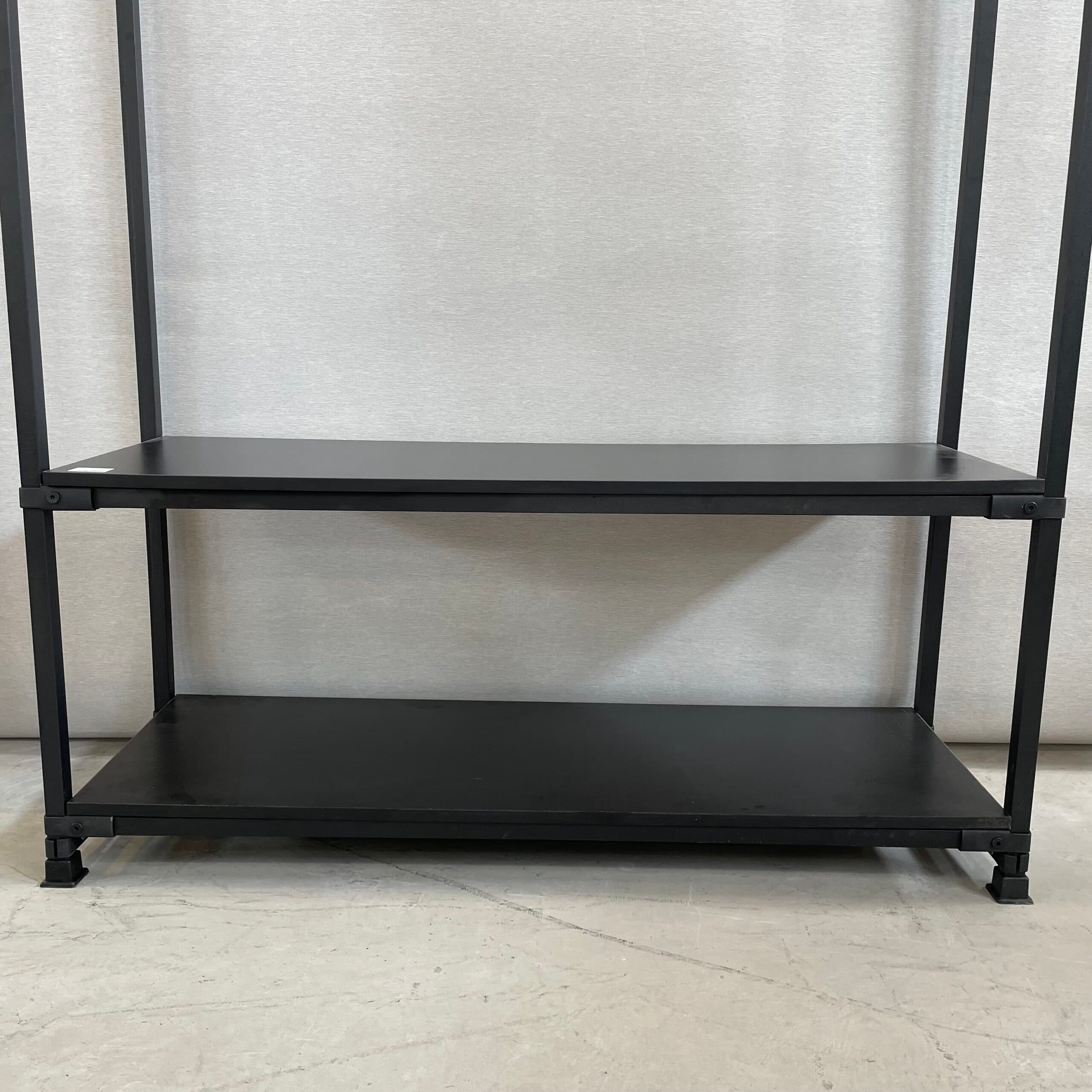 رگال دو طبقه mdf مشکی c138 — تصویر ۵